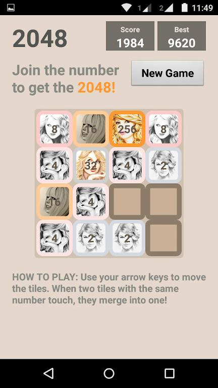 2048 Taylor Swift Game 2