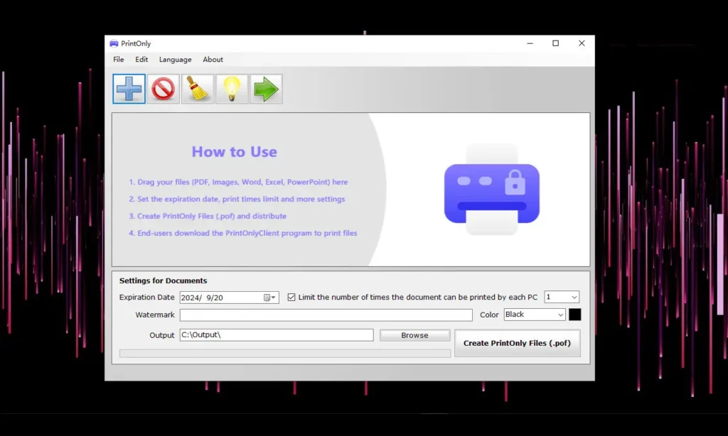 PrintOnly is a Windows software tool