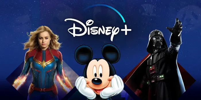 Disney+ - A huge library of movies and TV shows